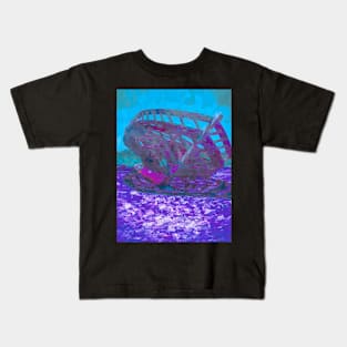 Boat frame abstract wall art print Kids T-Shirt